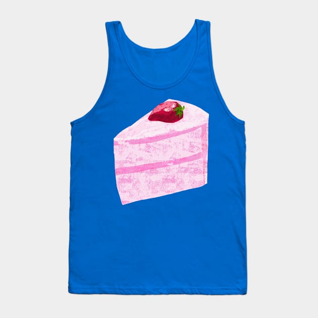 Strawberry Cake Tank Top by pastanaut